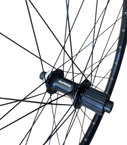 Par De Rodas 29 Alexrims Md25 Shimano Hg Boost 32f Preto