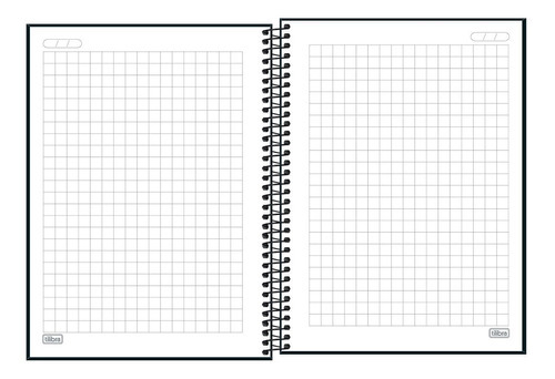 Caderno Tilibra Zip Universitario Espiral CD Quadriculado 80 folhas  quadriculadas unidade x 1 27.5cm x 20cm