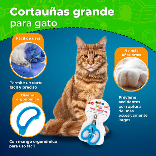 Tijera Cortauñas Para Gato Corta Uñas Grande Fancy Pets