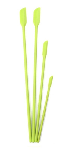 Imagen 1 de 8 de Mini Espátula De Silicona Paquete De 4 Espátula Pequeña Para