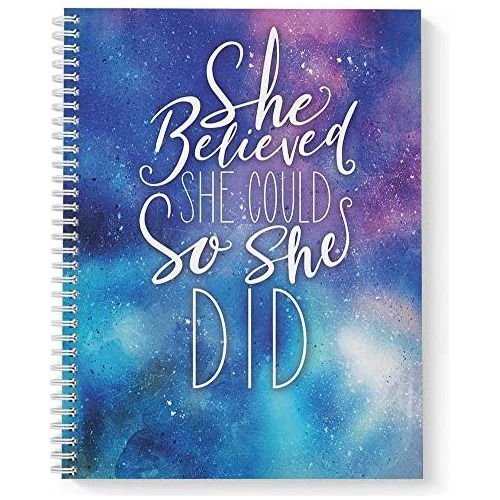 Cuaderno De Puntos Motivacionales  Ella Creía  De 8.5 ...
