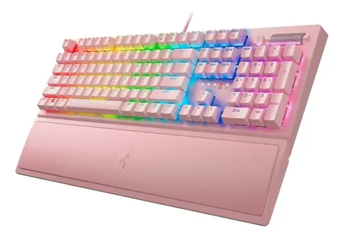 Teclado Blackwidow V3 Rosa Razer - Rz0303541800 | Parcelamento sem