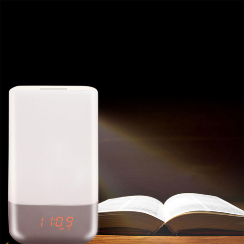 Despertador Led Con Luz Nocturna Y Simulación De Amanecer