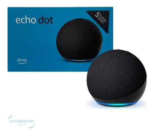 Caixa De Som Alexa Echo Dot 5 Geração Assistente Virtual