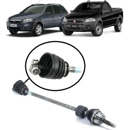 Semi-eixo Lado Direito Original Fiat Strada Palio 51940096
