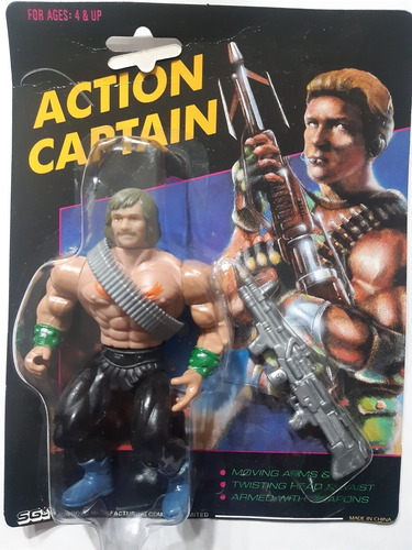 Action Captain Sungold Tipo Motu Bootleg Rambo Comando 01