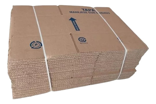 25 Cajas Cartón P/ Envíos E-commerce 30x21x13.5cm Económicas