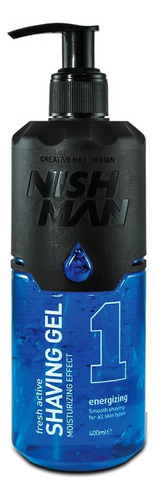 Gel De Afeitar Energizing Blue Nº 1 400ml Nishman 