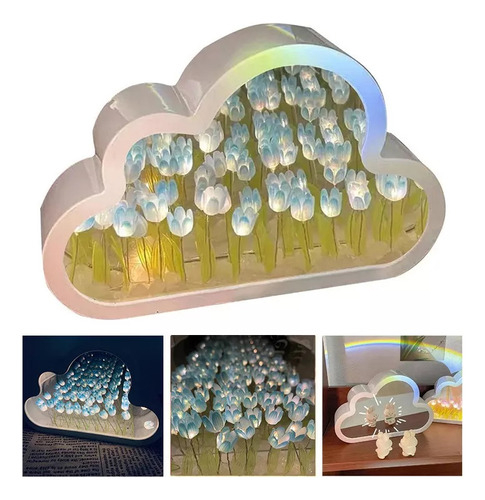 Luz Nocturna Cloud Tulip Mirror Para Dormitorio