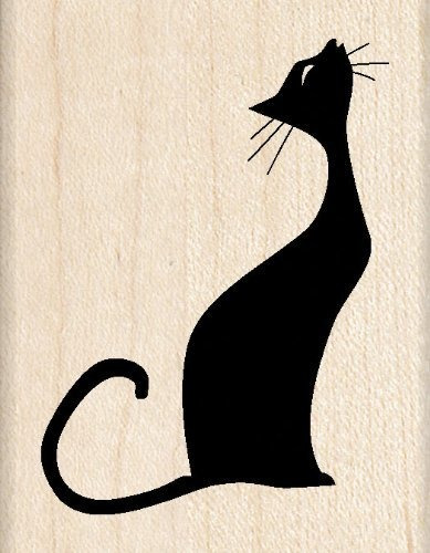 Sello De Madera Del Gato Musical Inkadinkado Para Scrapbooki