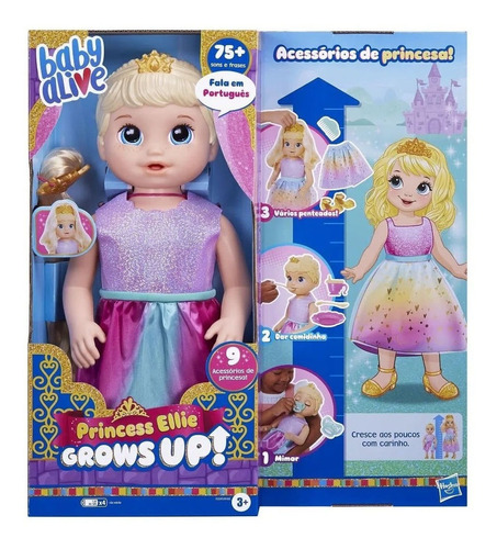 Boneca - Baby Alive Princesa Ellie Grows Up - Loira Hasbro