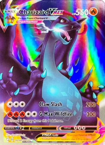 Carta Pokémon em Metal Charizard 800HP, Promoçoes