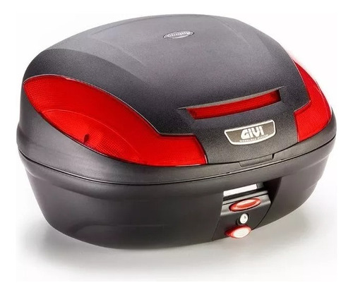 Baul Trasero Moto Givi 47 Litros E470n 2 Cascos Monolock