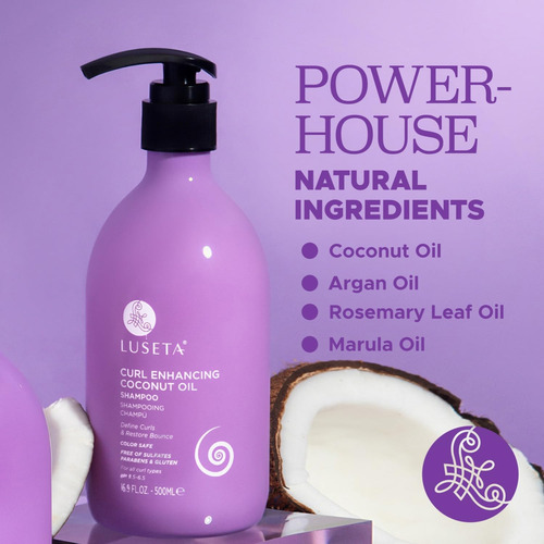 Champú Luseta Curl Enhancing Nutritive Hidratante 500ml