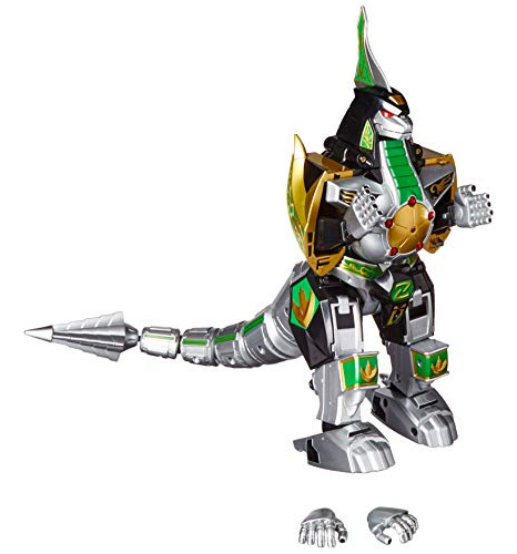 Mighty Morphin Power Rangers Legacy Green Dragonzord, Green.