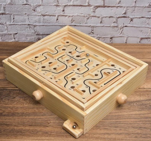 Estilo Sudoku Laberinto Juego De De Madera Mesa