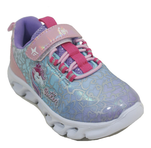 Zapatilla Footy Wow Unicornio Queen Rosa/lila (t.26-34) Depo