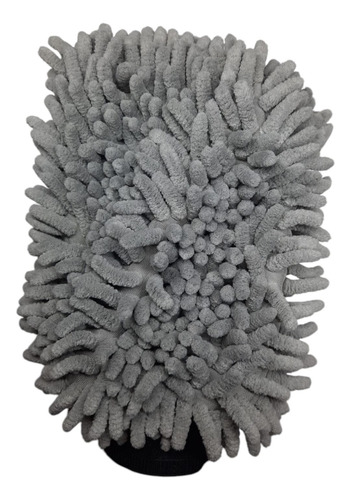 Guante Microfibra Gris Suave Gris Oscuro