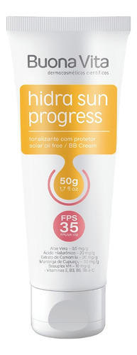 Base Com Fps 35 Buona Vita Bb Cream Hidra Sun Progress 50g