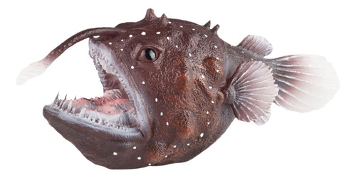 Figuras De Brinquedo De Peixe Pescador Simulado Animal