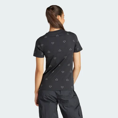 Camiseta Essentials Monogram Ajustada Estampada Is4076 Adida