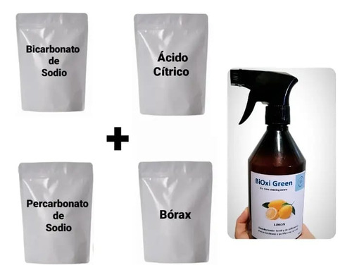 Kit De Limpieza Sustentable X 1 Kg De C/u Aceite Esencial 