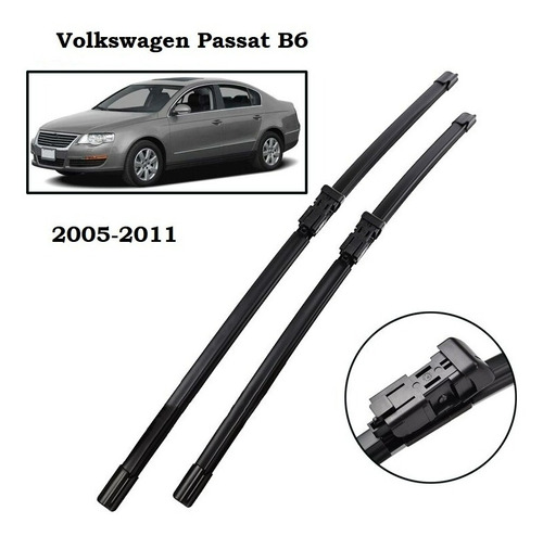 Volkswagen Passat V6 2005-2011 Plumillas Delanteras