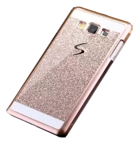 Case Escarchado Gold Samsung J7 J700 2015