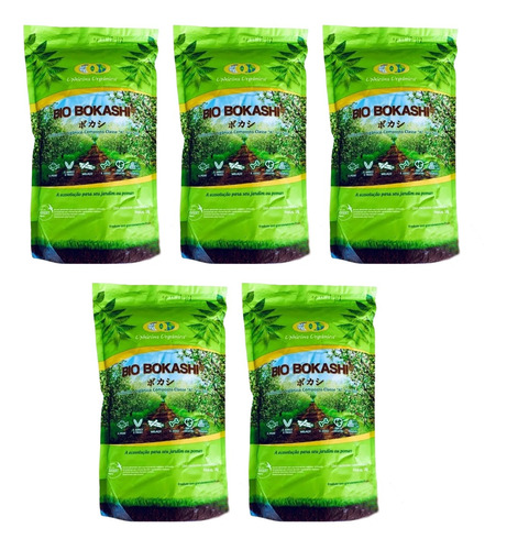Bio Bokashi Kit Com 5 - Fertilizante Orgânico