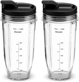 Nutri Ninja Vasos De Tritan 24 Oz Estafadores Tapas De Sip &