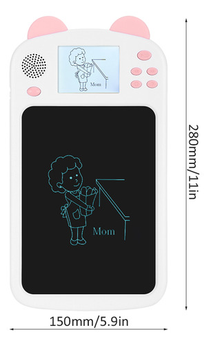 Tablero De Escritura Lcd, Tableta Electrónica De Dibujo Digi