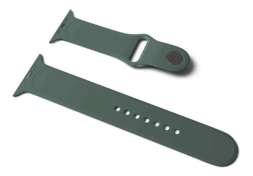 Imagen 3 de 7 de Correa Silicona Para Apple Watch 38 / 40 / 42 / 44 Mm