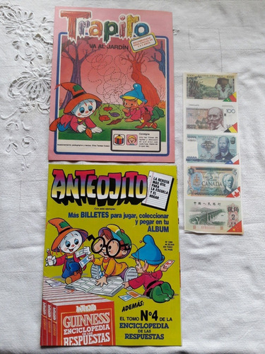 Revista Anteojito N° 1359 Año 1991 5 Billetes Mundi Trapito