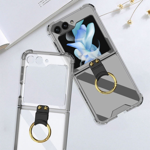 Funda Esq Antishock Con Anillo Para Samsung Galaxy Z Flip 5