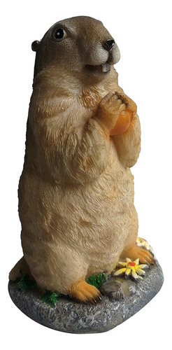 Apoyos De La Foto De La Escultura Del Jardín De La Marmota