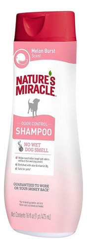 Nature's Miracle Shampoo Control Olores 473 Ml Aroma Melón