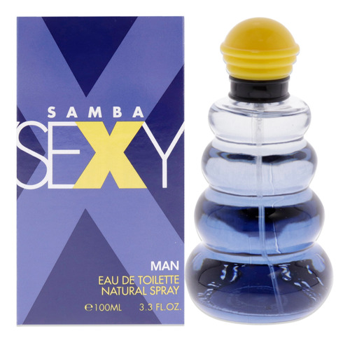 Spray Edt Samba Sexy De Perfumers Workshop Para Hombre, 3.3