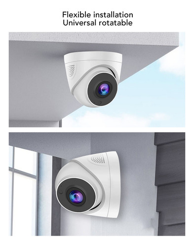 Cámara Vigilancia Horizontal 360° 90 Grados Angular Vertical Como Se Muestra