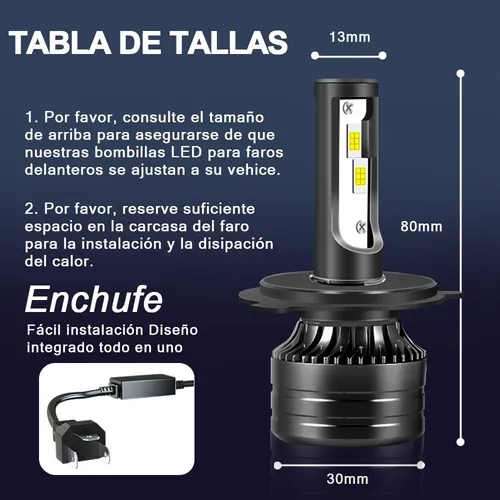 Para Para Carcasa De Faro Cuadrada De 7 Pulgadas,9003/h4