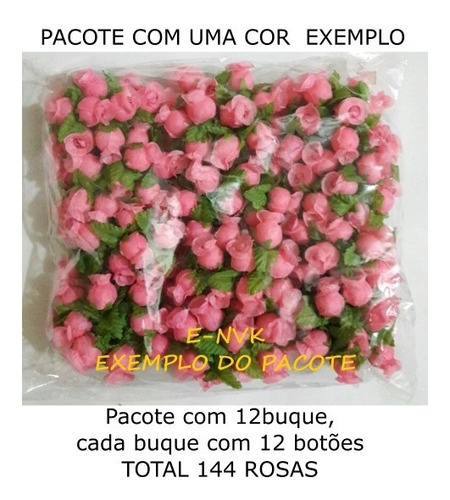 720 Mini Rosas Flores Rosinhas Artificiais Cetim 5 Pacote | Parcelamento  sem juros