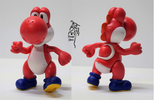 Figura World Of Nintendo Red Yoshi Rojo Det S11cm Brujostore