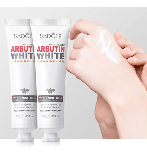Crema De Manos Blanqueadora Con Niacinamida, Arbutina Y Arru