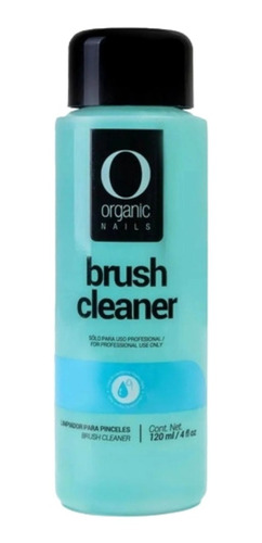 Organic Nails Brush Cleaner Limpiador Para Pinceles 120ml 