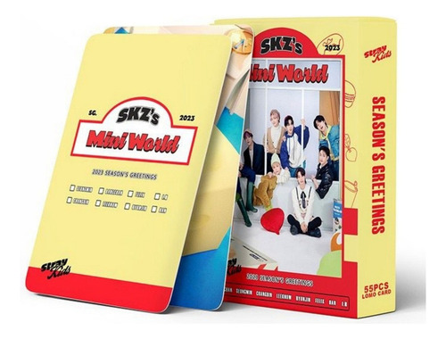 54 Photocards Stray Kids - Mini World 2023