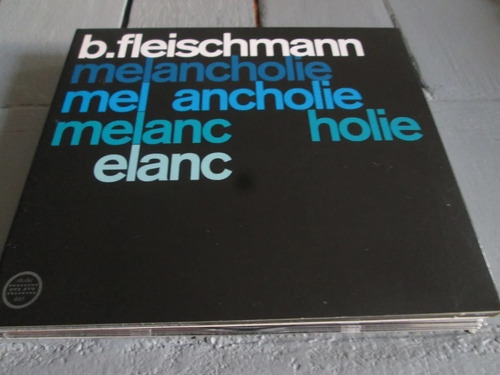 2 Cd B.fleischmann Melancholie Sendestraße Electronica 41 