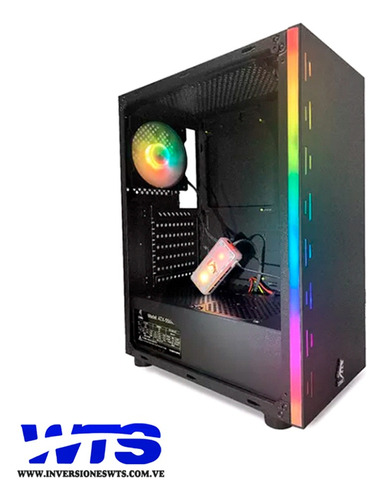 Case Gamer Strig Gila Atx 1 Fan Rgb + Controlador