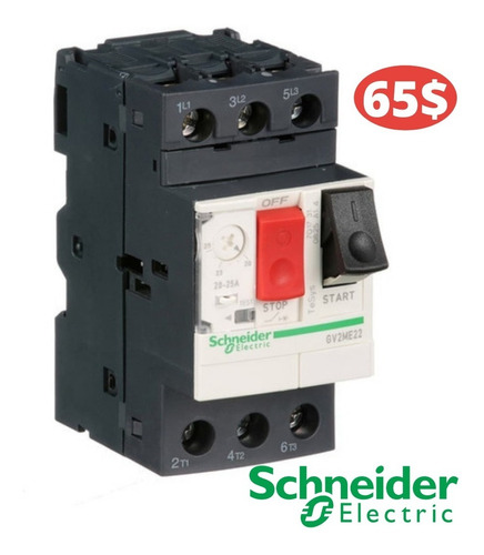 Guardamotor Gv2me22 Schneider 20-25amp