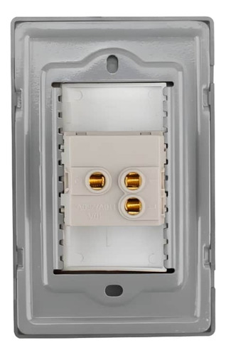 Placa Sanelec Cordoba Metalica Plata Todos Los Modelos