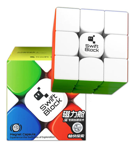 Gan Swift Block Cubo Rubik 3x3 Magnetico Stickerless Origina