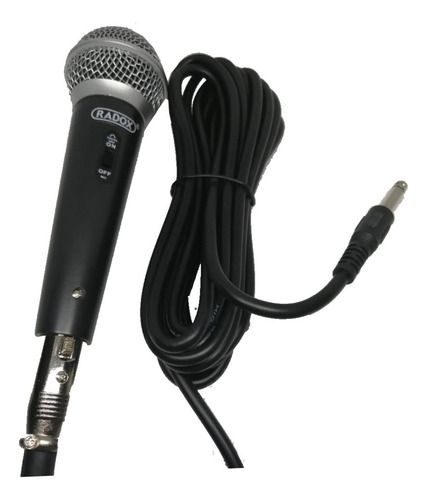 Micrófono Dinámico Metalico Radox 490-140